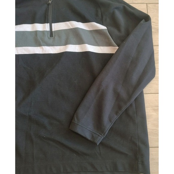 Banana Republic Men's XL Gray Pullover Moisture Wicking 1/4 Zip A2 - Picture 3 of 11
